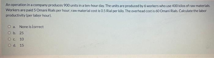 q27 please answer this question ASAP An operation