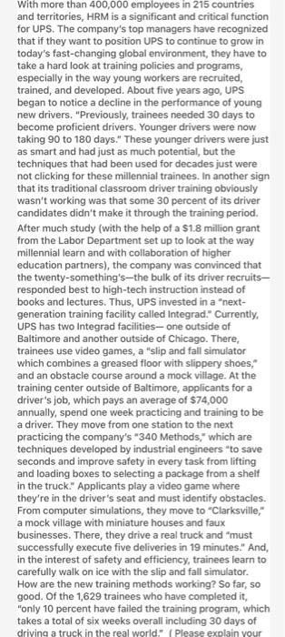 can you write with details about these points