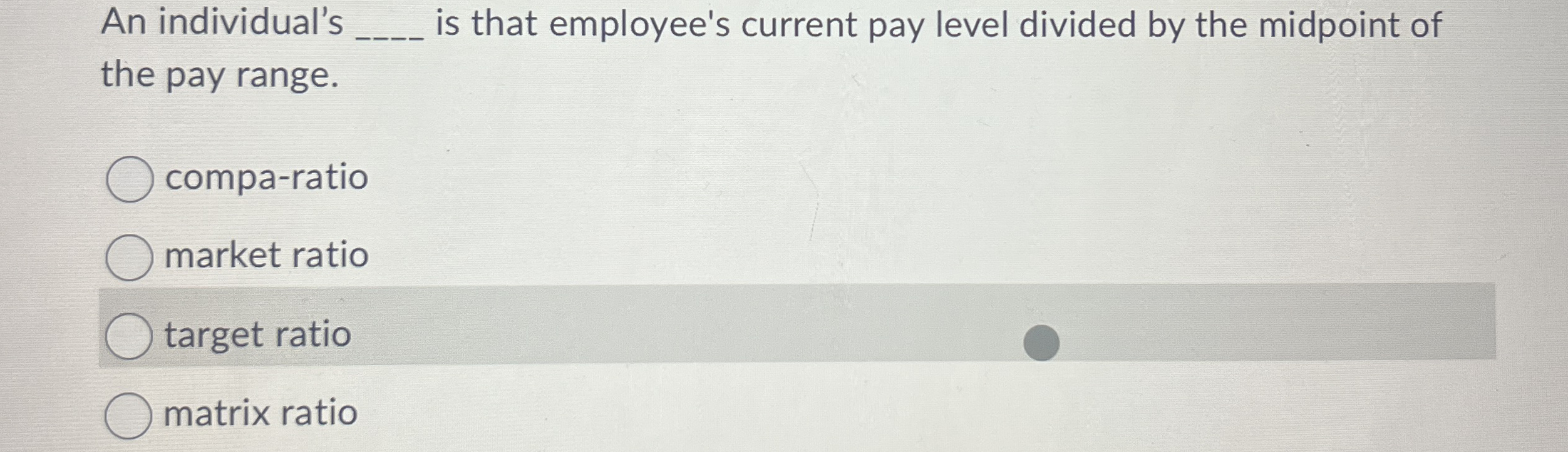 An individual's q , is that employee's current
