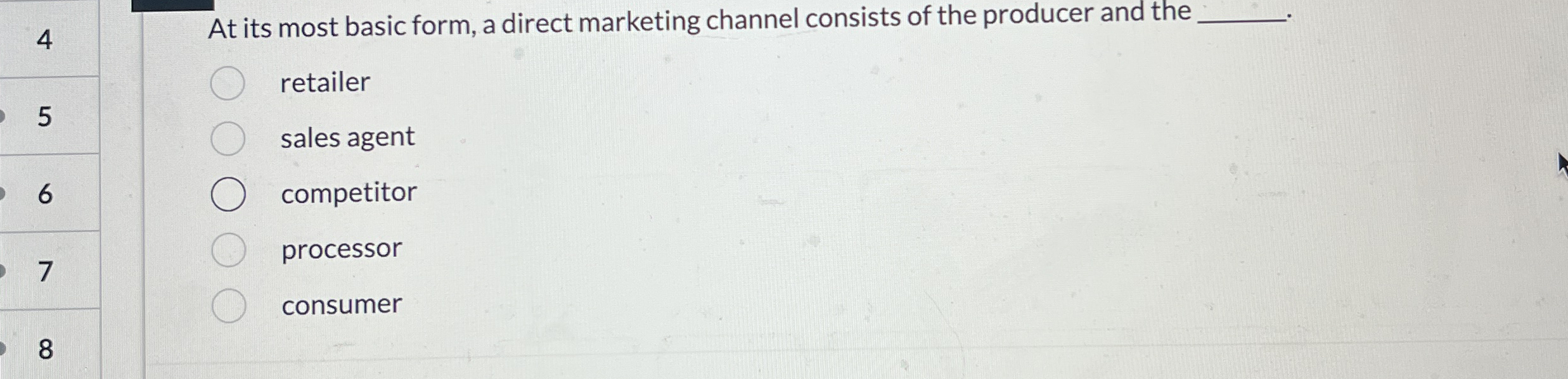 4 At its most basic form, a direct marketing