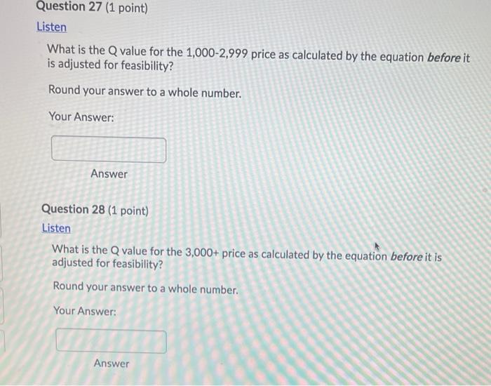 please answer all, thank you! Use the information