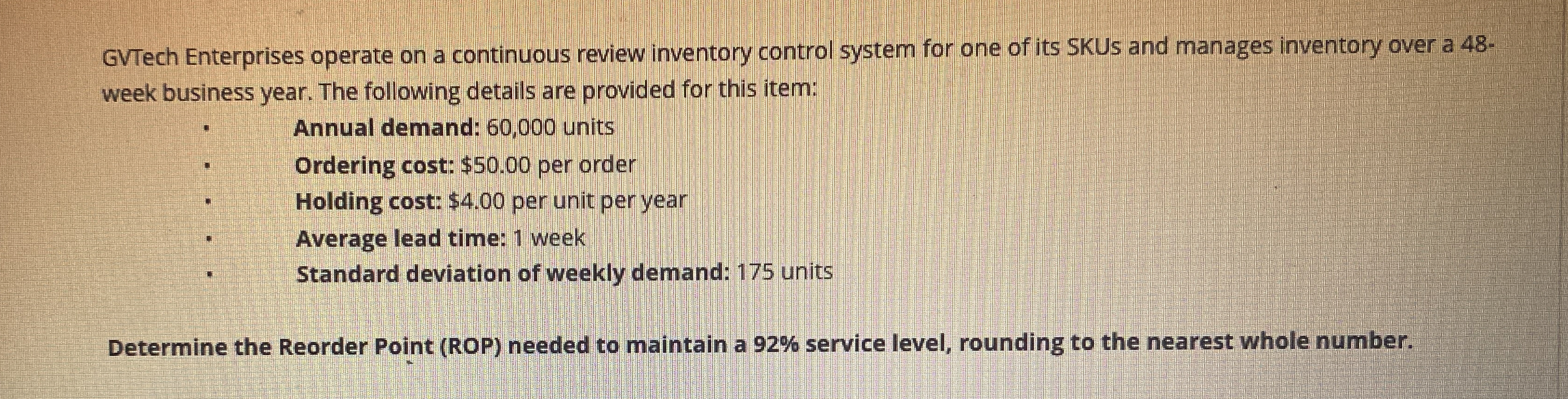 GVTech Enterprises operate on a continuous review