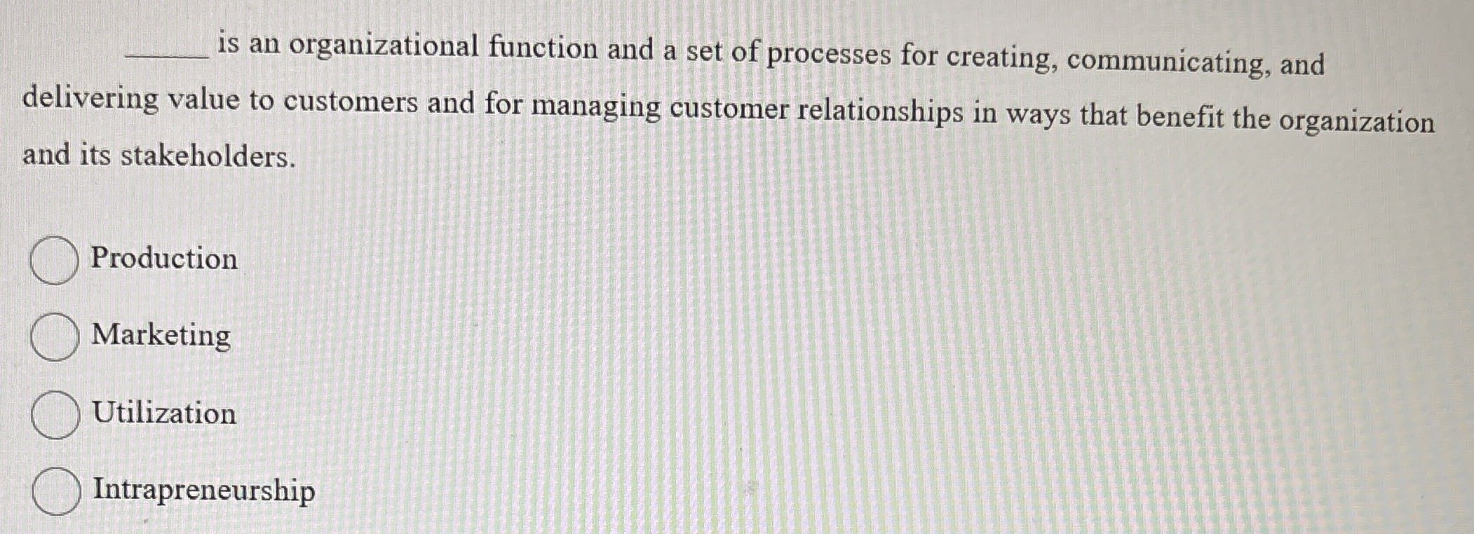 is an organizational function and a set of
