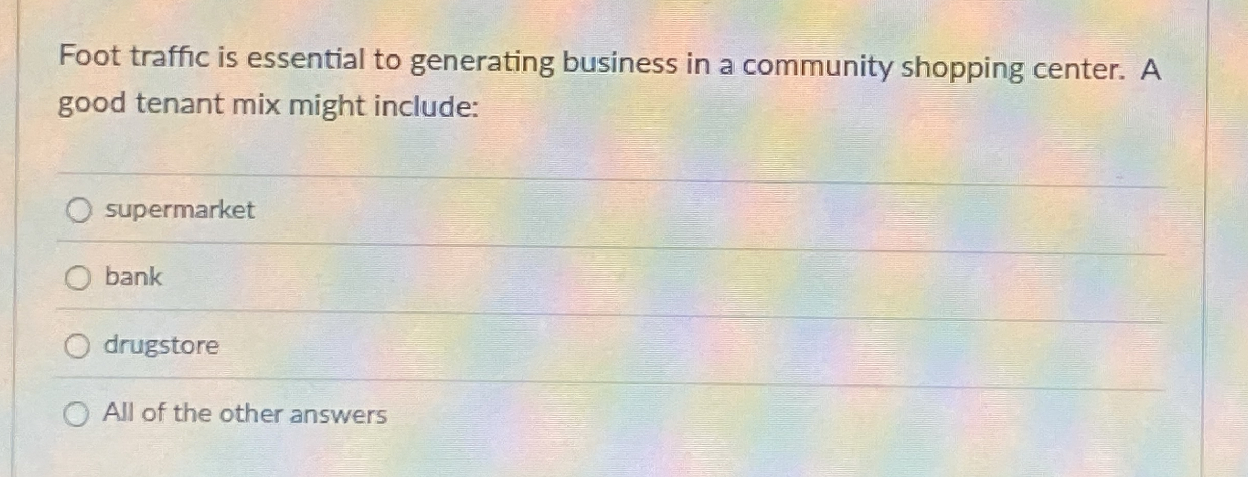 Foot traffic is essential to generating business