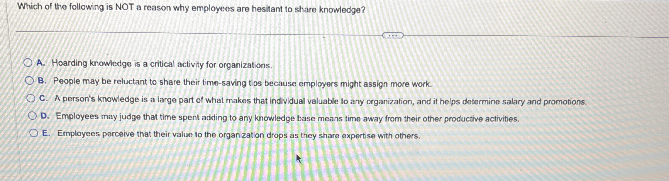 Which of the following is NOT a reason why