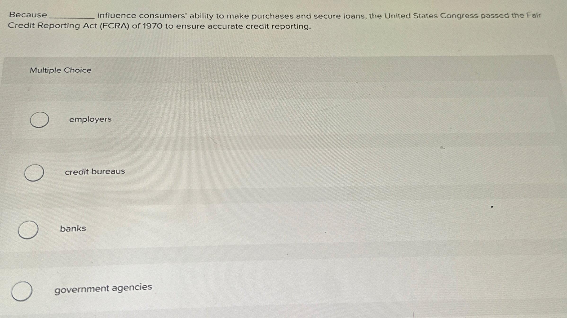 Because influence consumers' ability to make