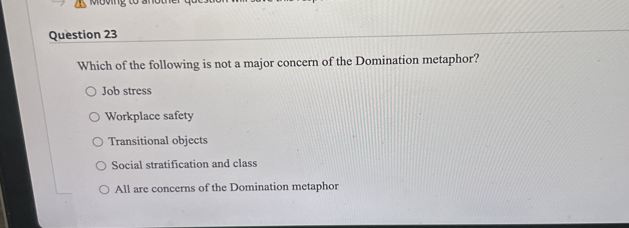 Question 2 3 Which of the following is not a