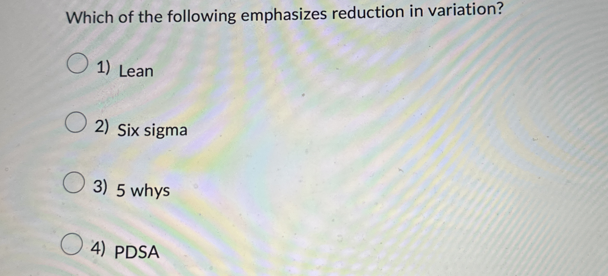 Which of the following emphasizes reduction in