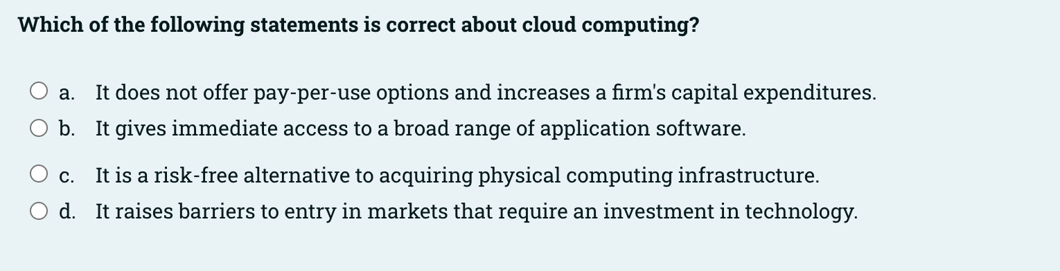 Which of the following statements is correct