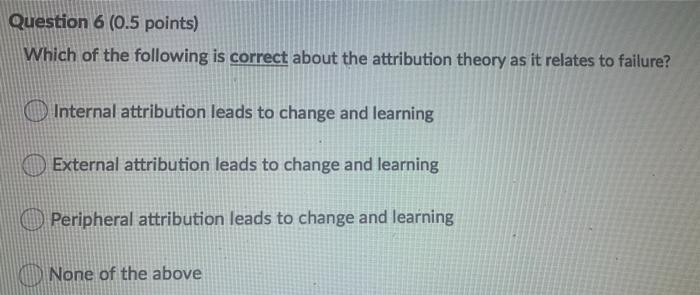 Question 3 (0.5 points) According to Creativity