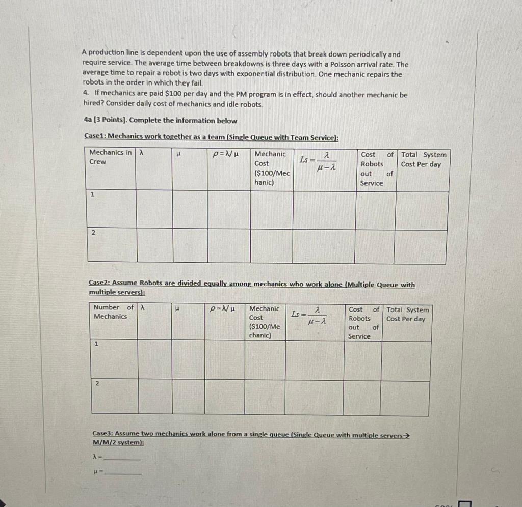 A production line is dependent upon the use of