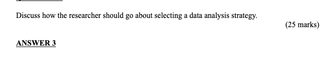QUESTION 1 Compare between primary data and