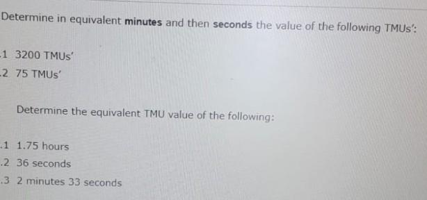 show all the formulas and number each question