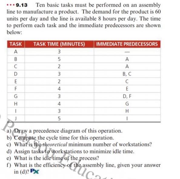 ...9.13 Ten basic tasks must be performed on an