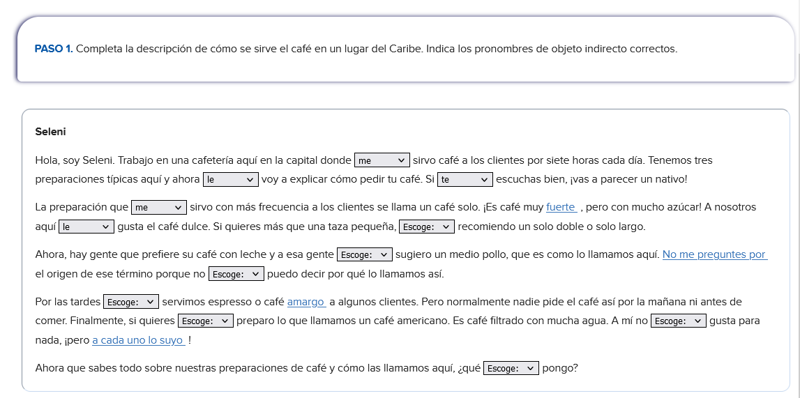 SPANISH QUESTION - No category to submit these