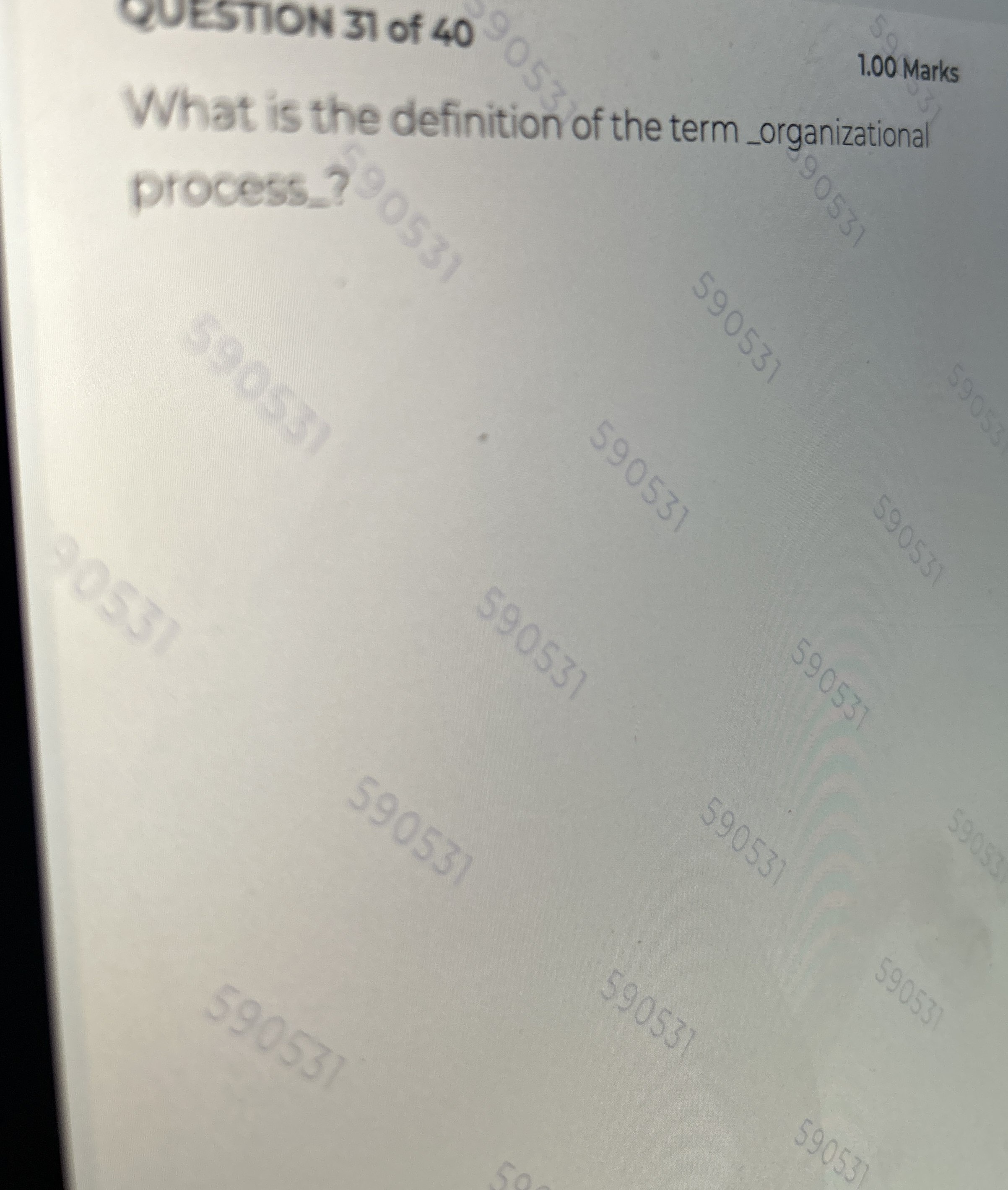 QUESTION 3 1 of 4 0 1 . 0 0 Marks What is the