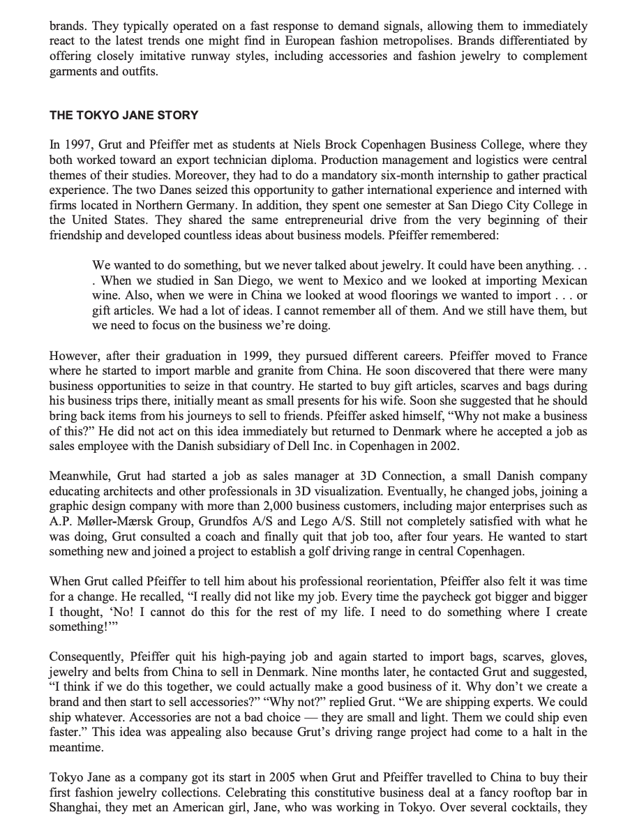 1. What is the cause in the gap between what the