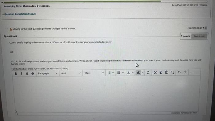 Question 4 CLO 5: What is difference between