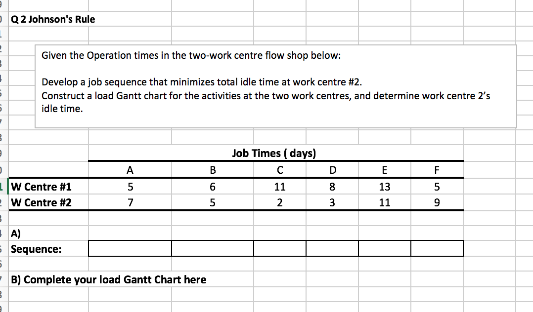 If you could show me the Excel formulas it would