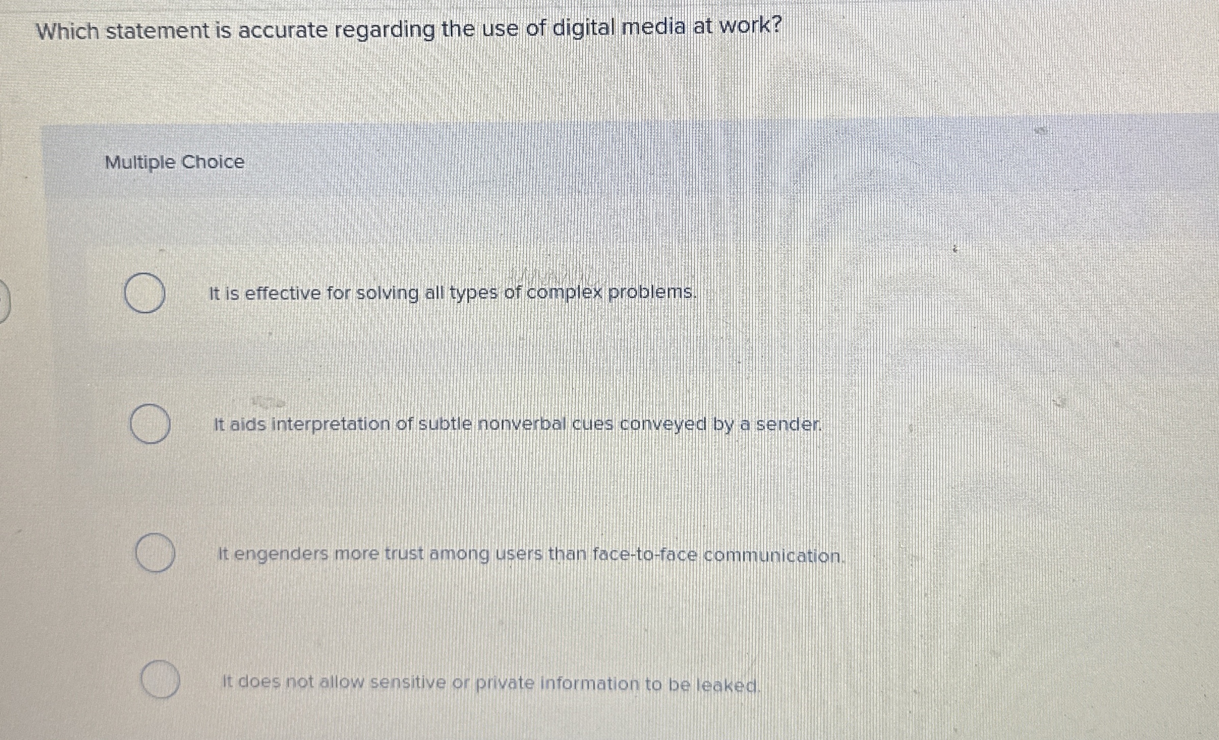 Which statement is accurate regarding the use of