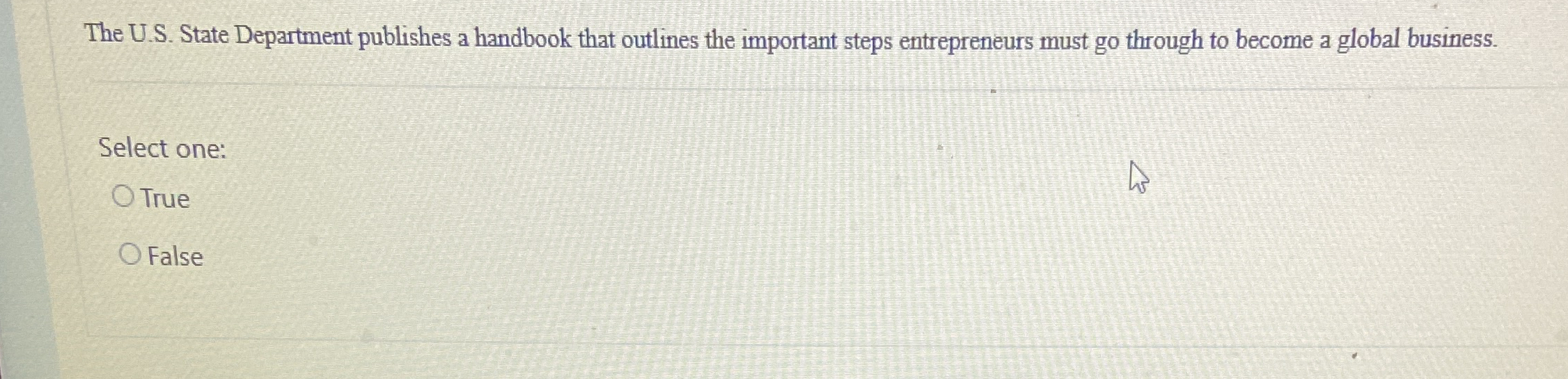 The U . S . State Department publishes a handbook