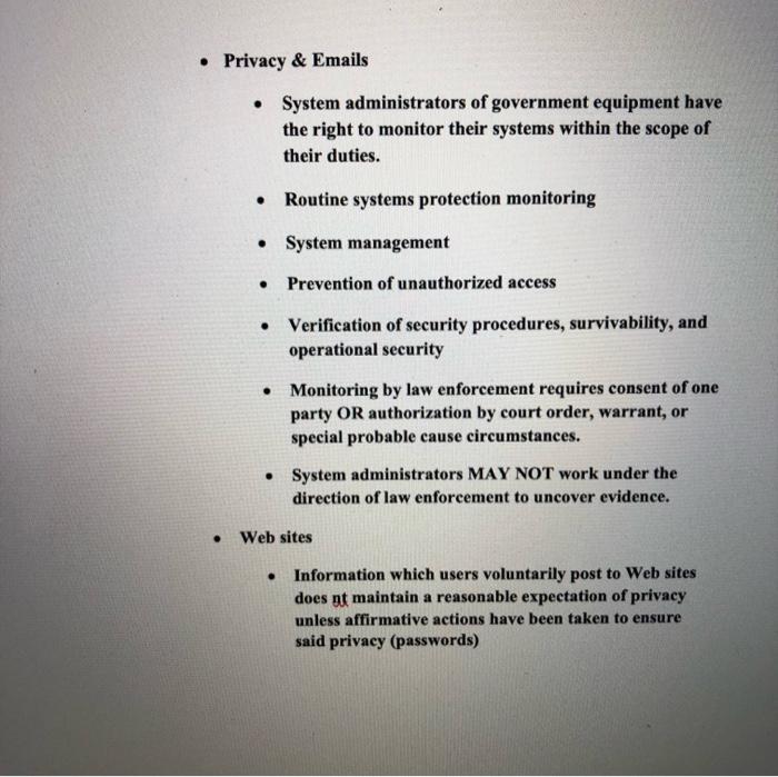 After reading the lecture notes answer the