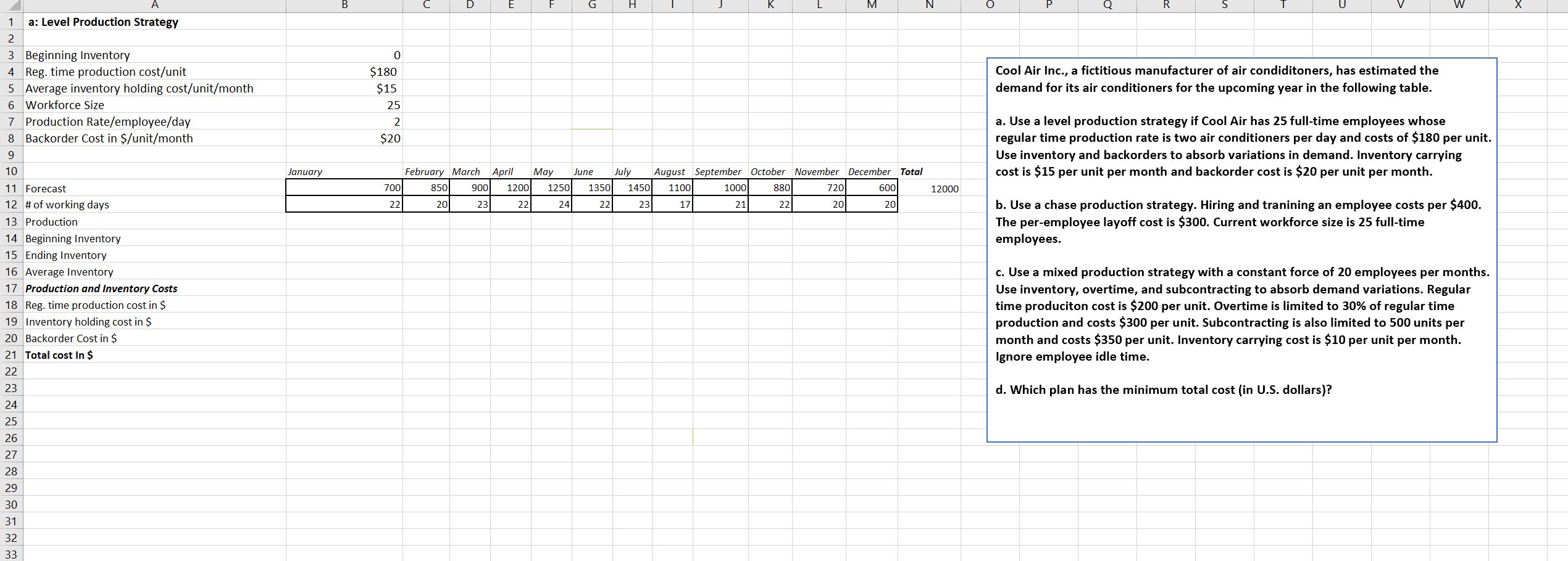 A B C D E F G H 5 3 M N O Q R W 0 Cool Air Inc.,