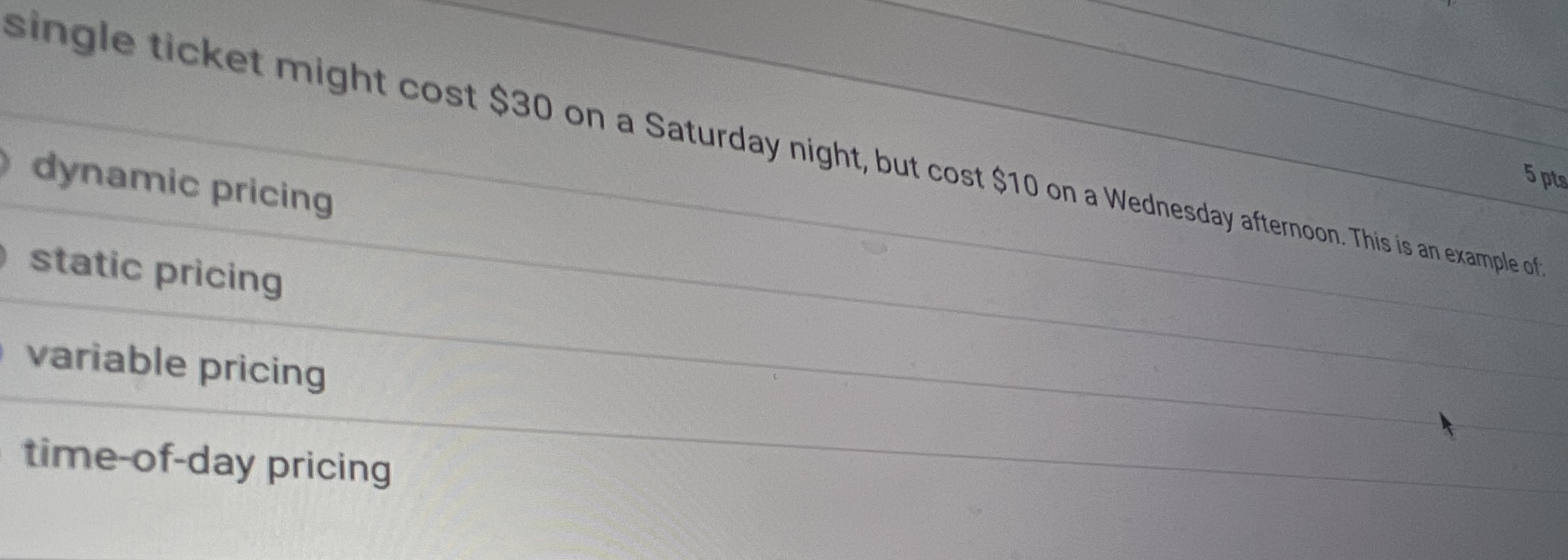 single ticket might cost \ ( \ $ 3 0 \ ) on a