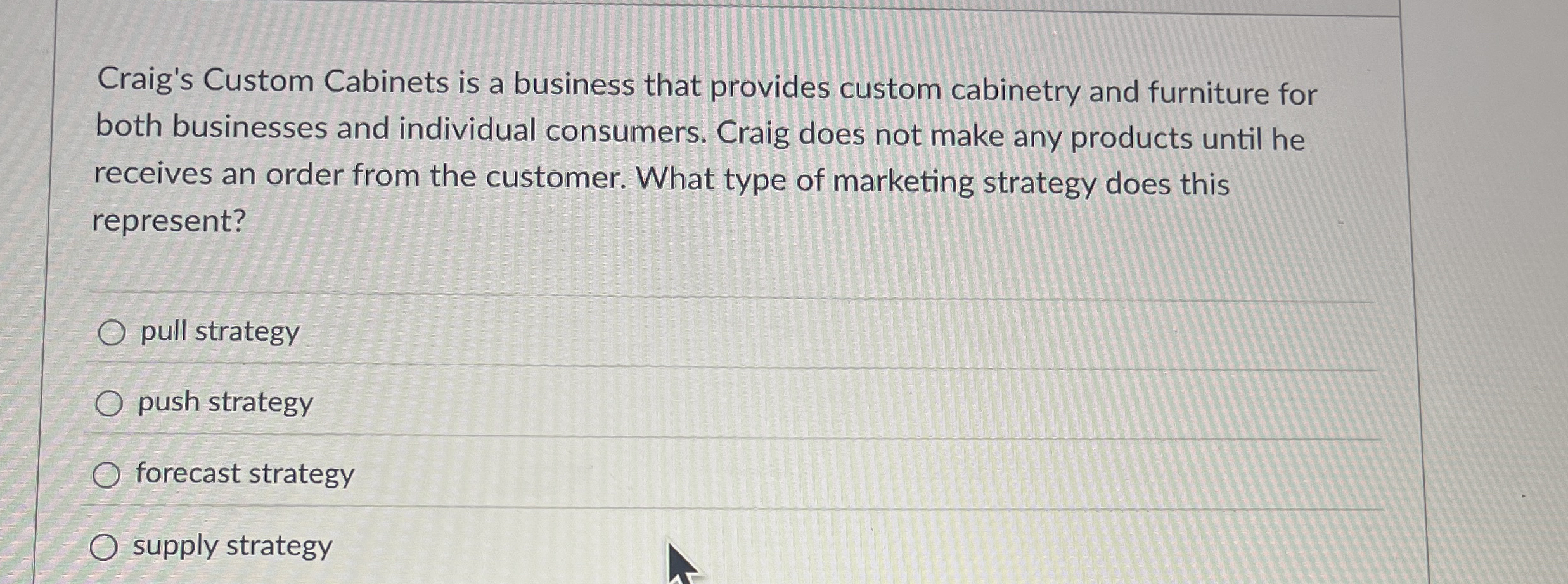 Craig's Custom Cabinets is a business that