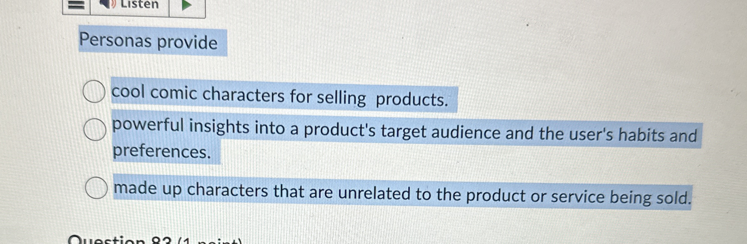 Personas provide cool comic characters for