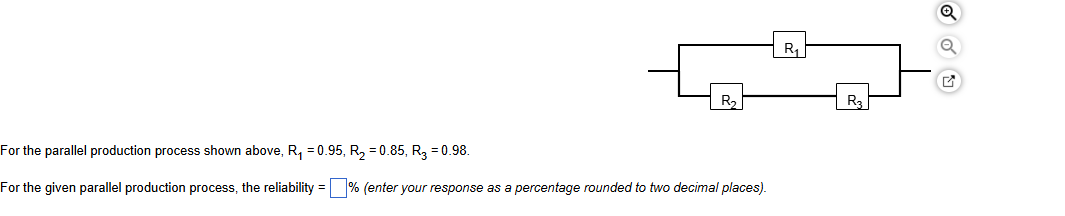 For the parallel production process shown above,