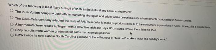 The future poses many challenges for marketing