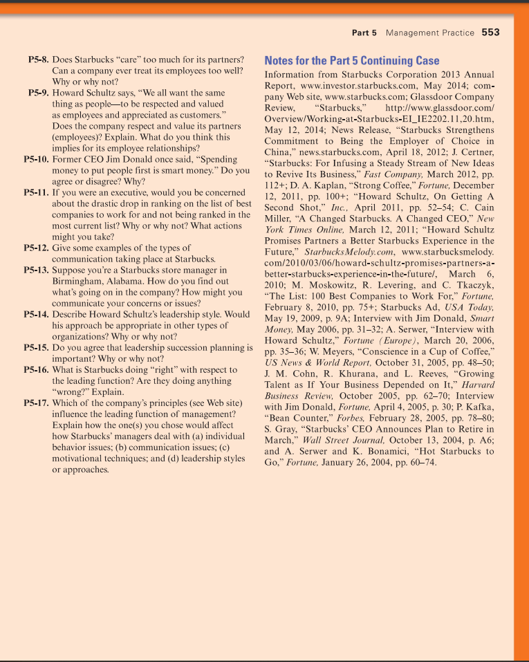 ( Part 2 ) I need help on my Starbuck Case Study