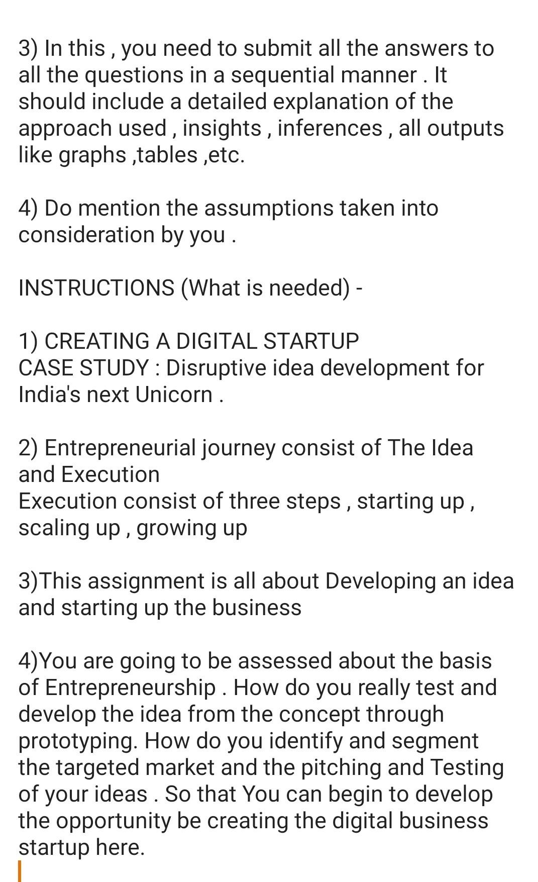 BASIC IDEA ABOUT THIS ASSIGNMENT This Assignment