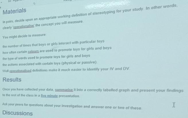 BUX Paragraph Font Class Activity It has been