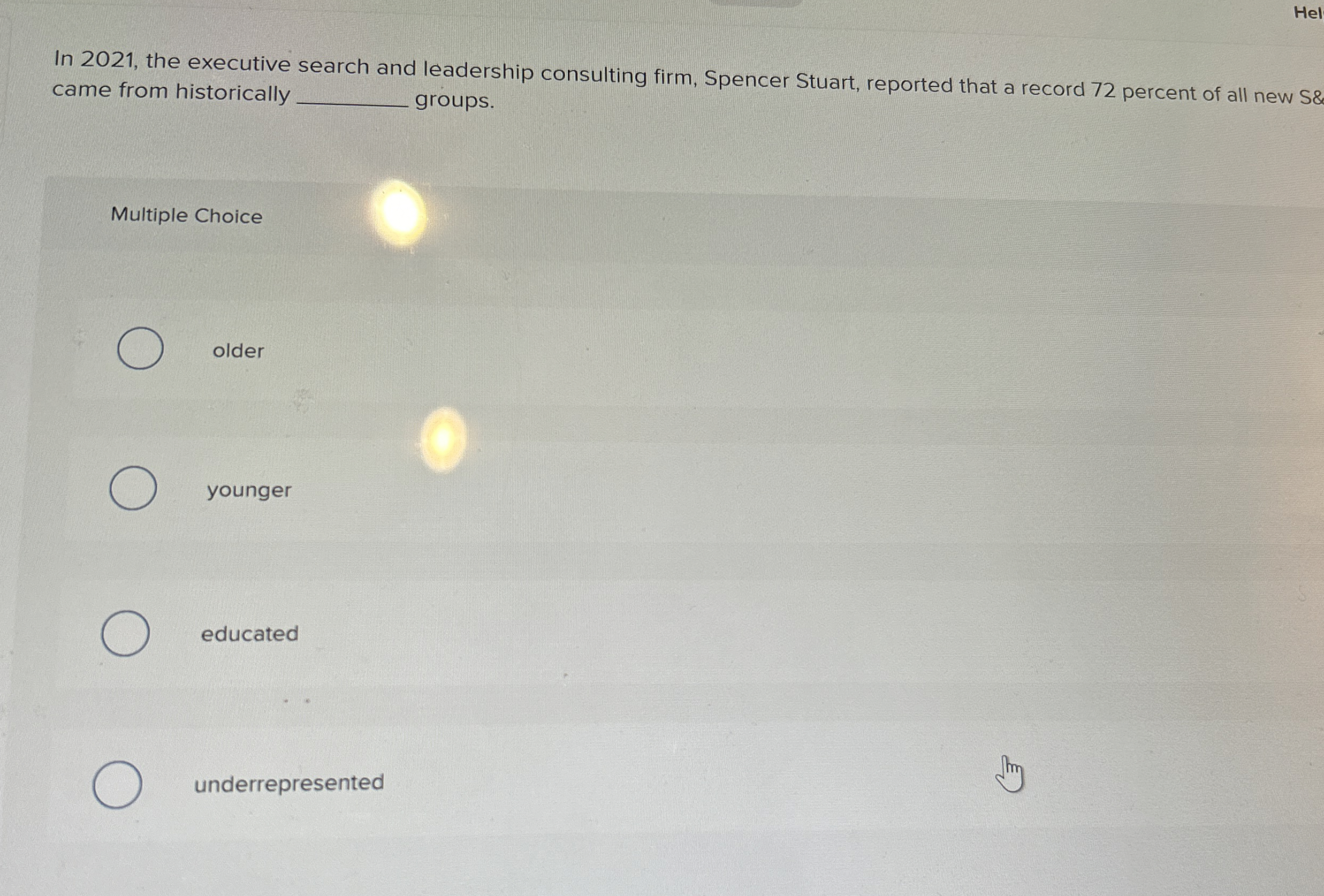 In 2 0 2 1 , the executive search and leadership