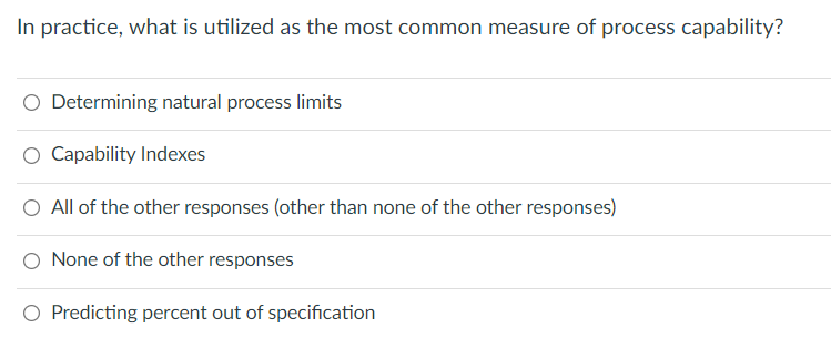 Process Control is achieved when common cause