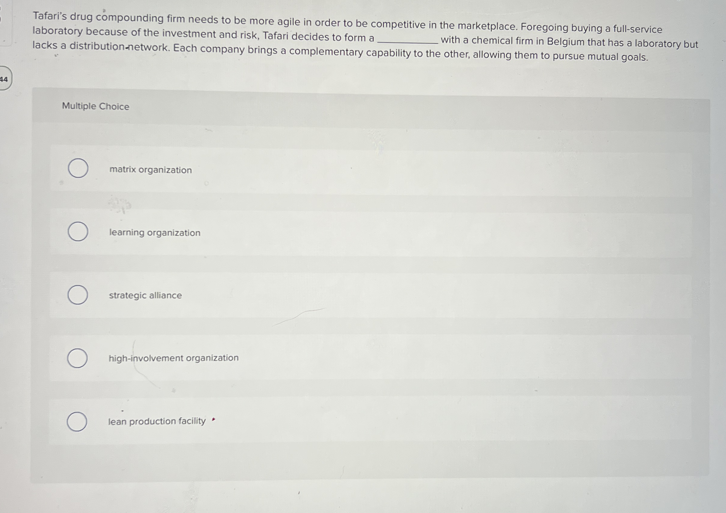 Tafari's drug compounding firm needs to be more