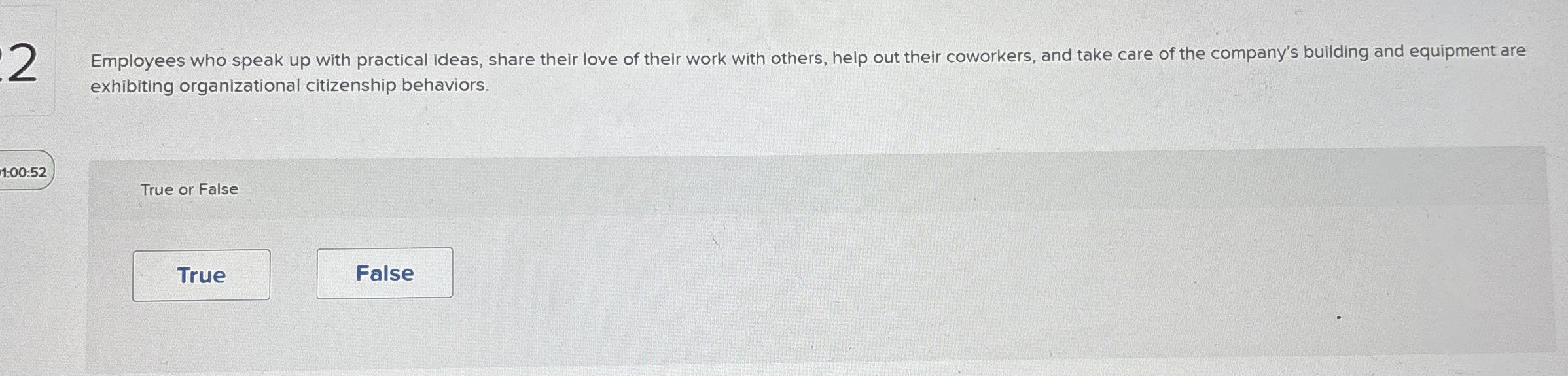 2 Employees who speak up with practical ideas,