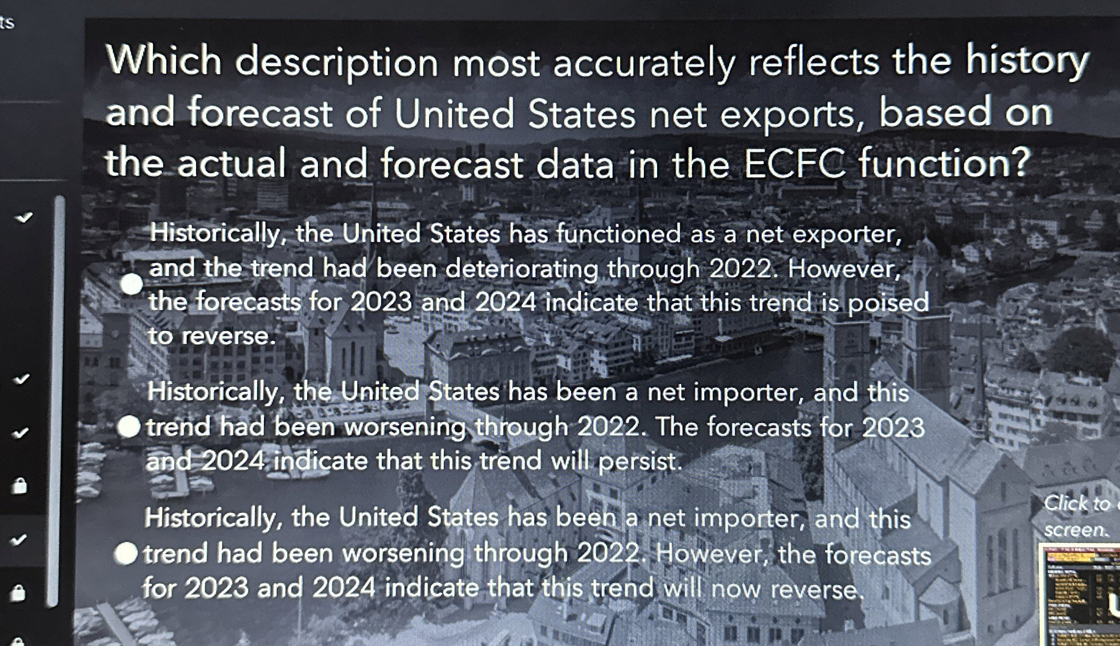 Which description most accurately reflects the