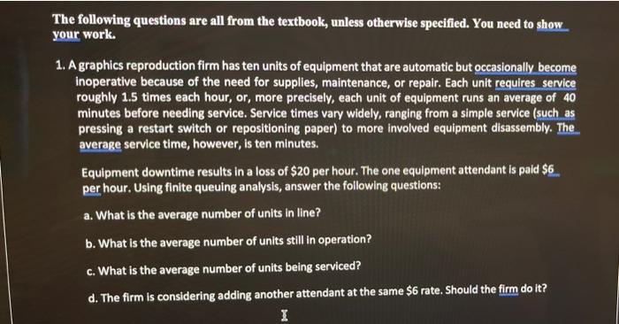 F=.497, N=10 The following questions are all from