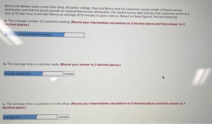 D. The average utilization of Bennys time ( Round
