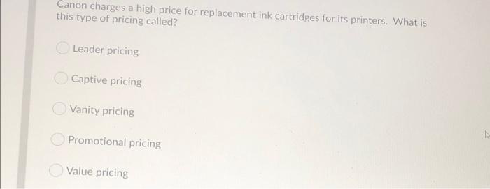 Canon charges a high price for replacement ink