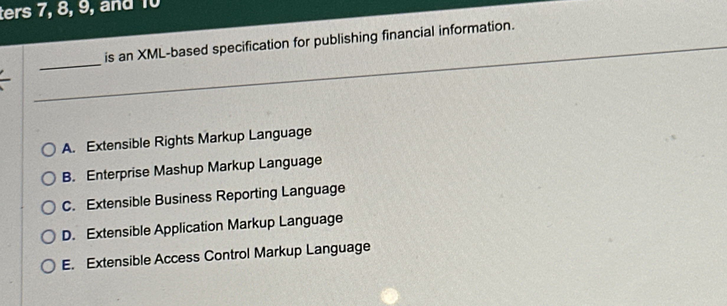 q , is an XML - based specification for