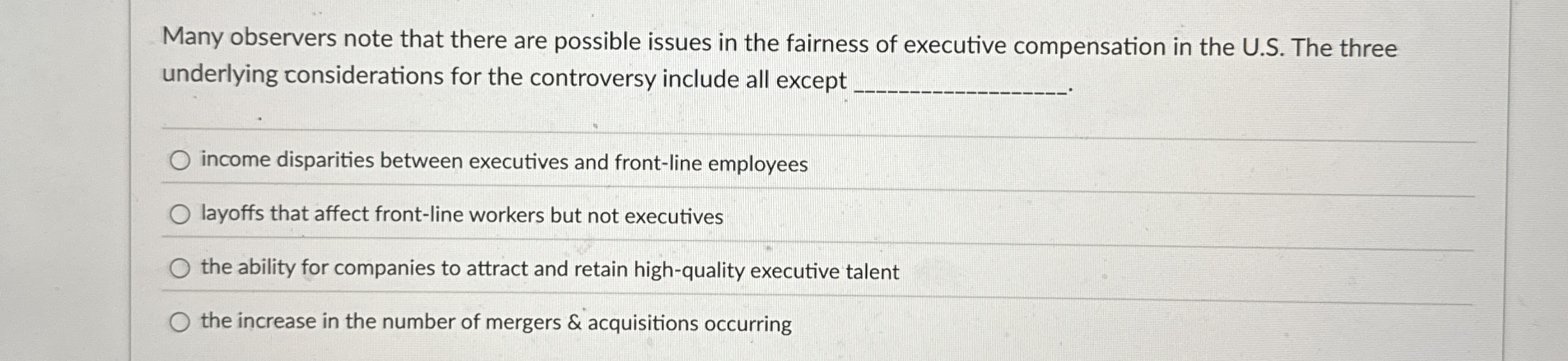 Many observers note that there are possible