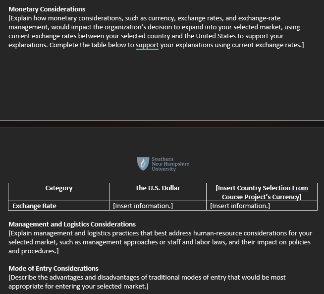 THIS IS FOR BRAZIL Management and Logistics