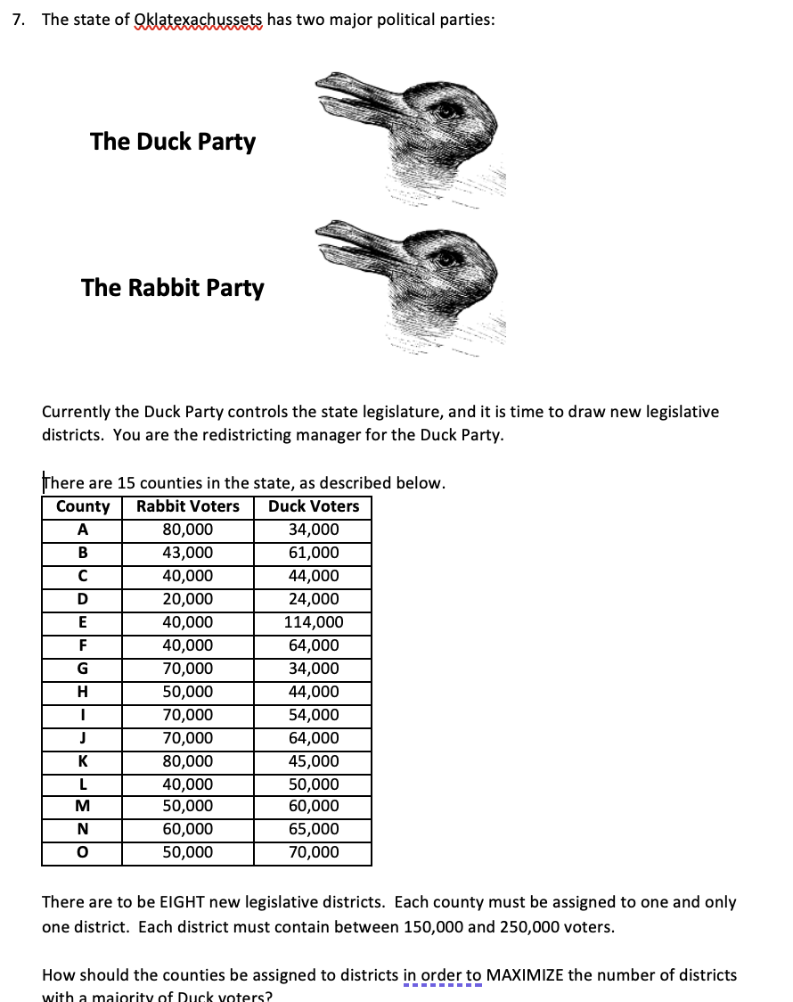 7. The state of Oklatexachussets has two major