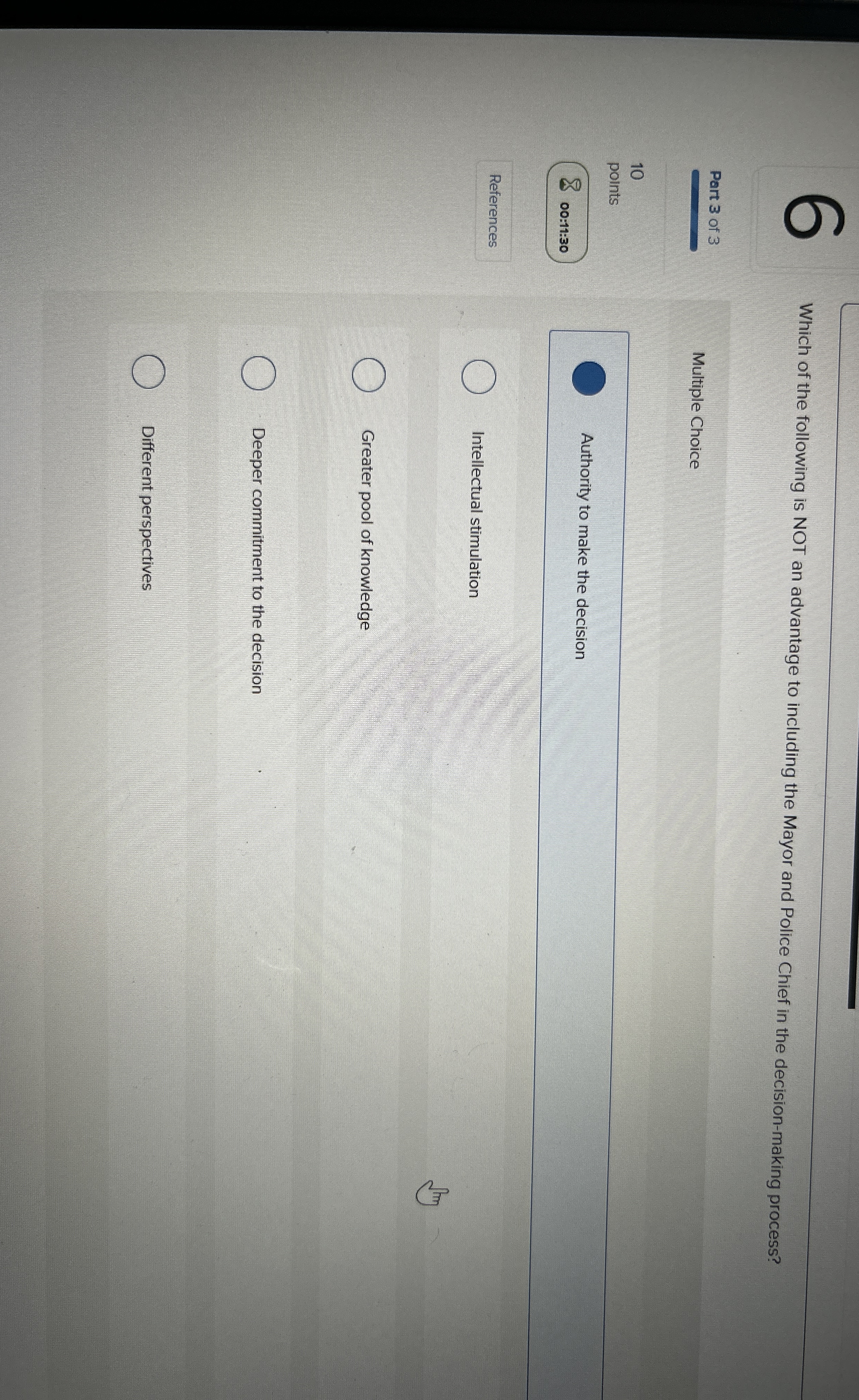 Which of the following is NOT an advantage to