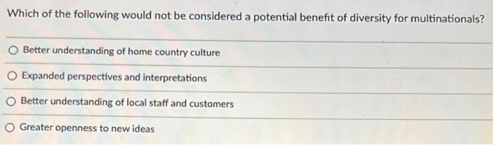 38 Which of the following would not be considered