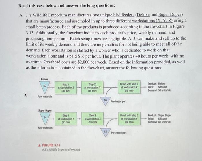 Read this case below and answer the long